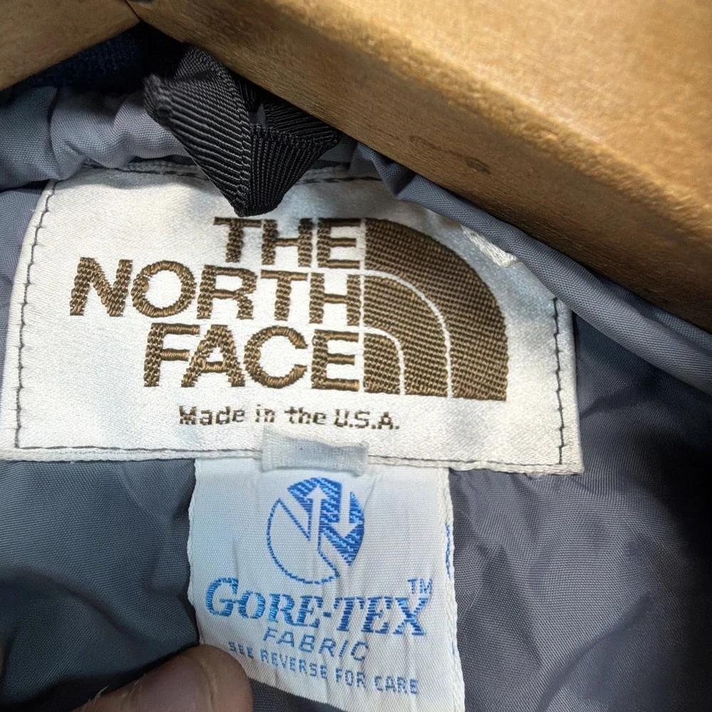 Vintage North Face Medium Gore-Tex Made in USA Mens Brown Label Hooded Jacket
